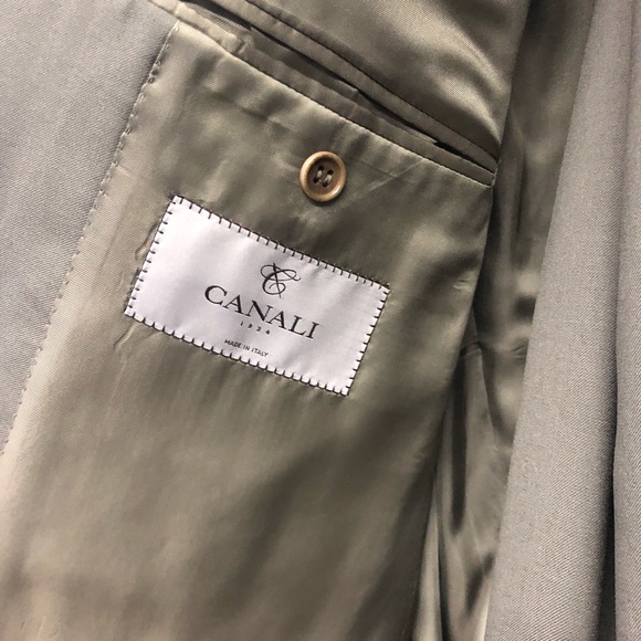***SOLD*** on another app Canali suit olive 56L - Picture 5 of 7